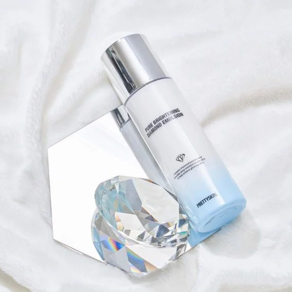 Nước hoa hồng PrettySkin Pure Brightening Diamond Toner 150ml - Dưỡng ẩm, giúp cân bằng lượng nước và dầu cho da