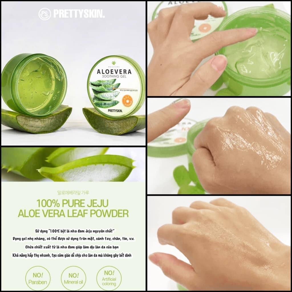 Gel Dưỡng Da Lô Hội  PrettySkin Aloe Vera Soothing Gel- 300ml