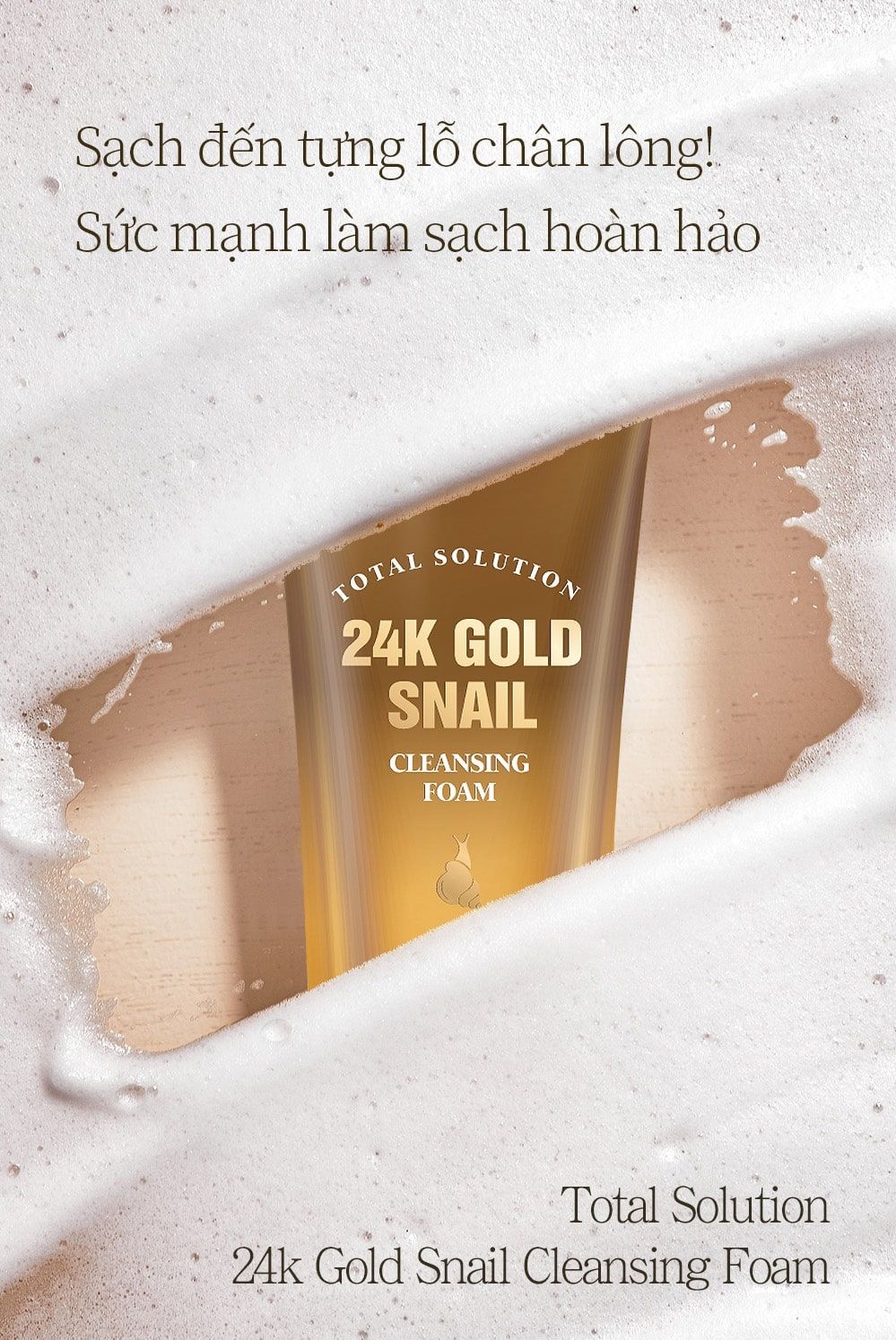 Sữa Rửa Mặt Dịch Lọc Ốc Sên Vàng 24K PRETTYSKIN