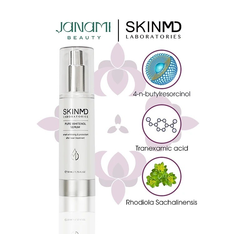 Serum cải thiện ngăn ngừa trắng sáng da và chống lão hóa SkinMD Pure Whitenol Serum