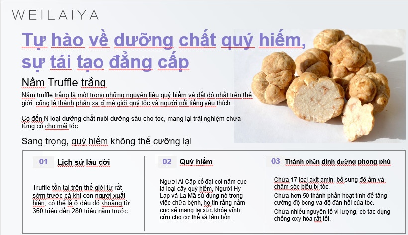 Dầu hấp tóc đa tầng hàn gắn liên kết tóc Weilaiya