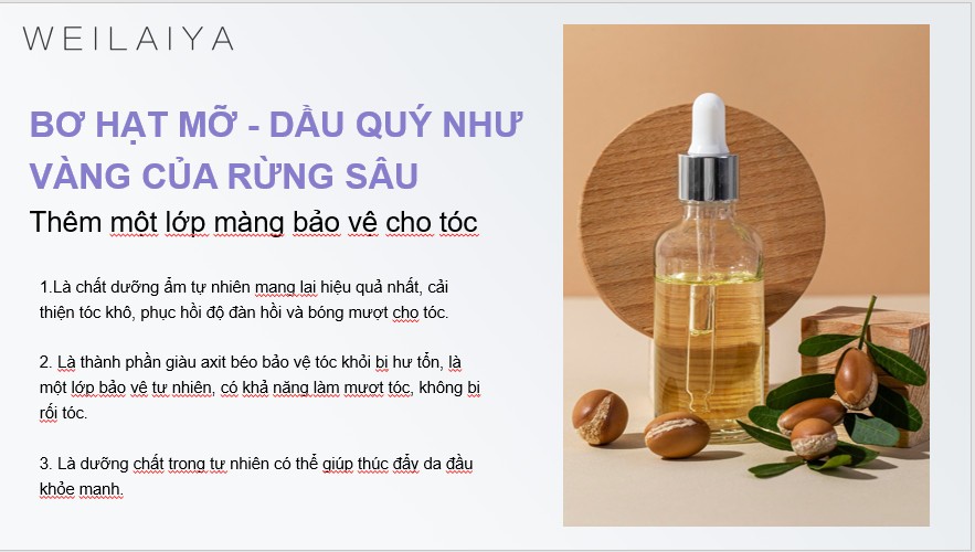 Dầu hấp tóc đa tầng hàn gắn liên kết tóc Weilaiya