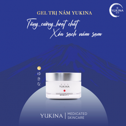 Kem dưỡng hỗ trợ trị nám, tàn nhang Yukina Whitening Deep Treatment Gel 50g