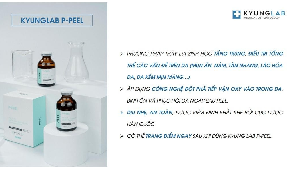 Bộ thay đổi da sinh học Kyung Lab P - Peel + Neutralizer