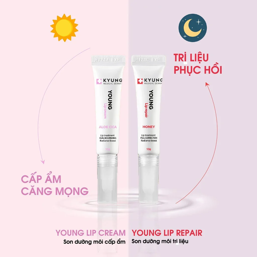 Son Dưỡng Môi Cấp Ẩm Kyung Lab Young Lip Cream Tuýp 10g