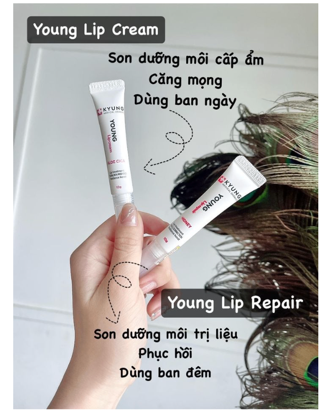 Son Dưỡng Môi Cấp Ẩm Kyung Lab Young Lip Cream Tuýp 10g