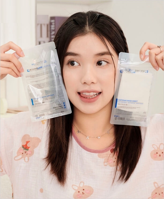 Mặt nạ Chitosan Kyung Lab Mask - Trẻ hóa, dưỡng trắng và thanh lọc da