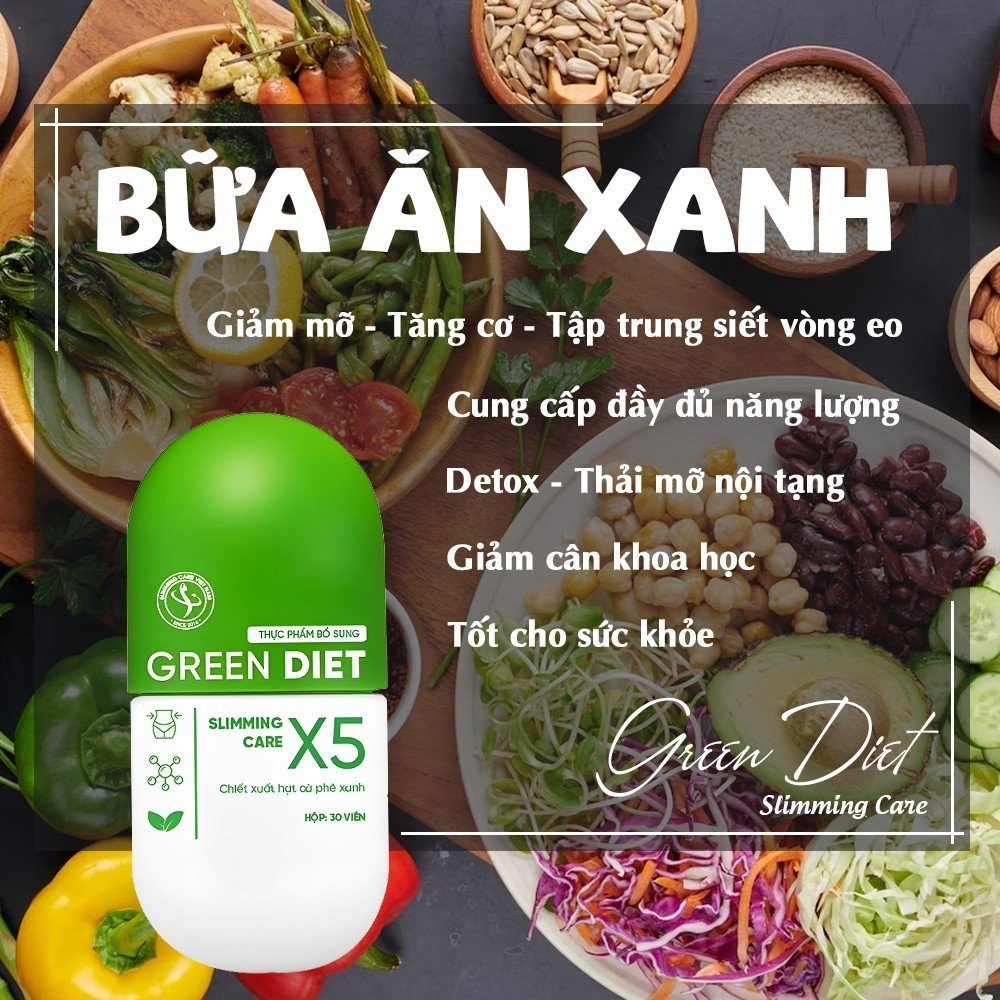 Thảo Mộc Giảm Cân Green Diet Slimming Care X5