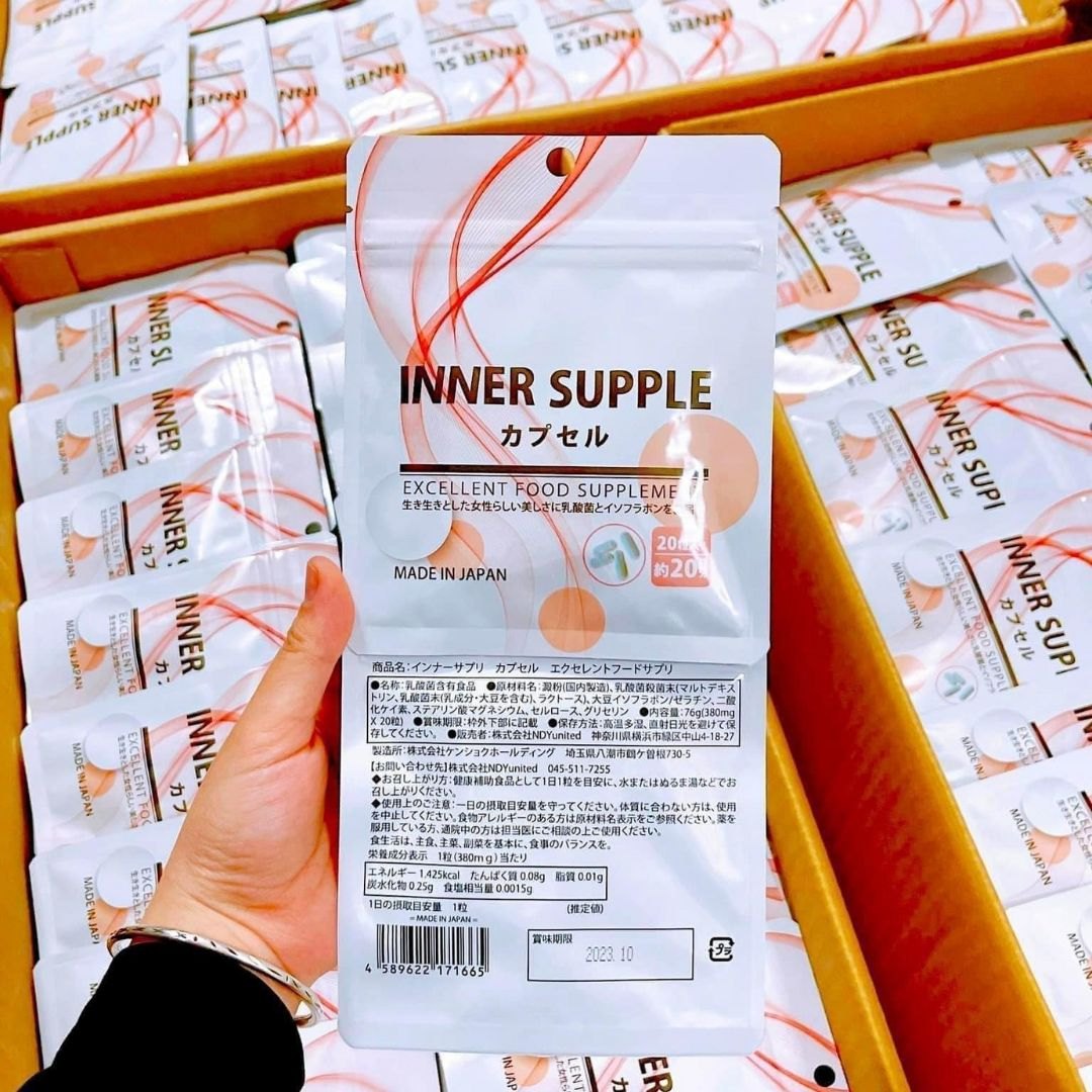 Viên uống cân bằng nội tiết tố nữ Inner Supple Gói 20 viên