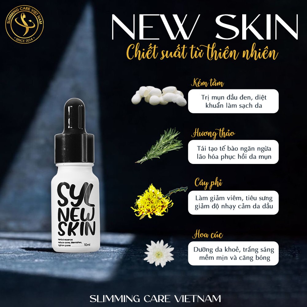 Kén Tằm Newskin -Serum Chuyên Điều Trị Và Phục Hồi Da Mụn