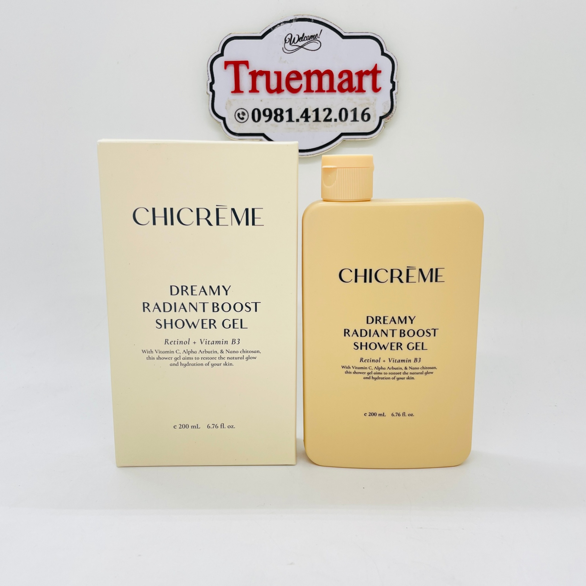 Sữa tắm hương nước hoa Chicreme Dreamy Radiant Boost