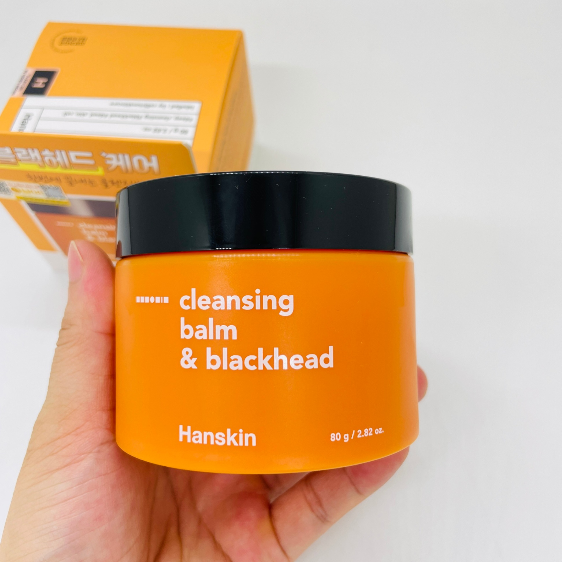 Sáp Tẩy Trang Hanskin Dành Cho Da Khô  Cleansing Balm AHA Hàn Quốc - 80g