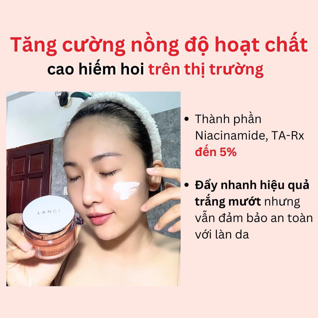 Kem Dưỡng Trắng Da Lanci Extreme Whitening Cream 3D Brighty - 50ml