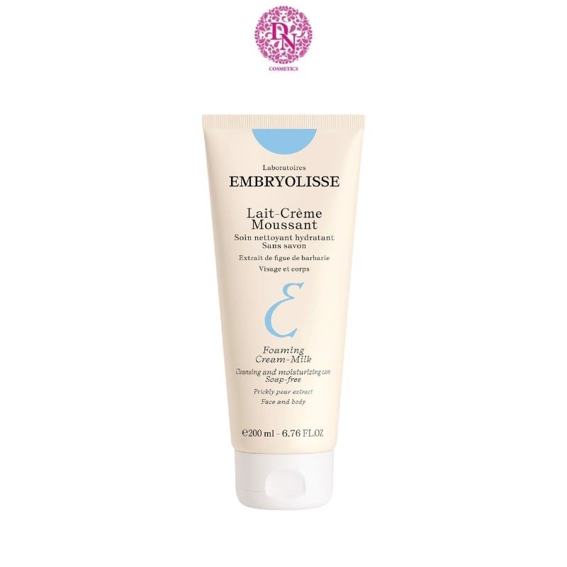 Sữa rửa mặt sạch sâu cấp ẩm Embryolisse Lait-Crème Moussant 200ml