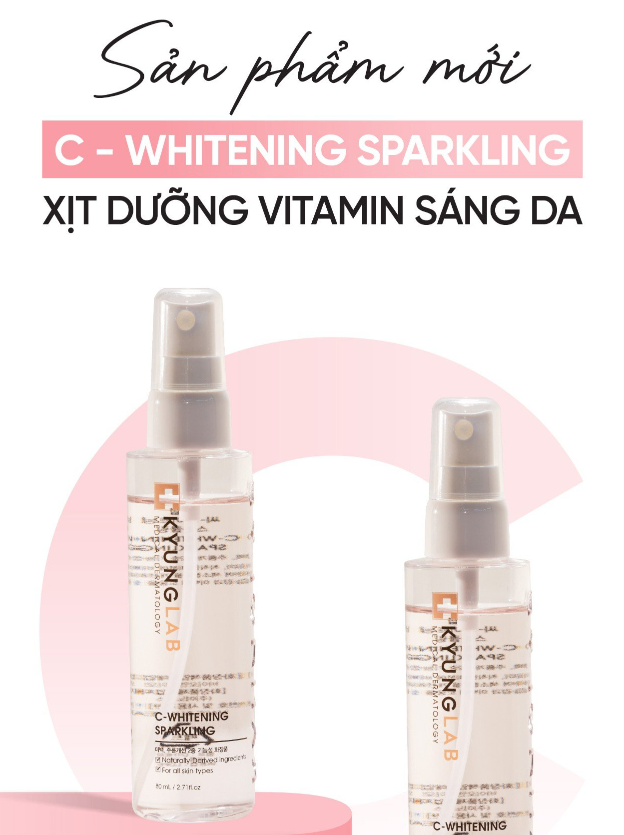 Xịt dưỡng Vitamin Sáng Da Kyung Lab C – WHITENING SPARKLING - 80ml