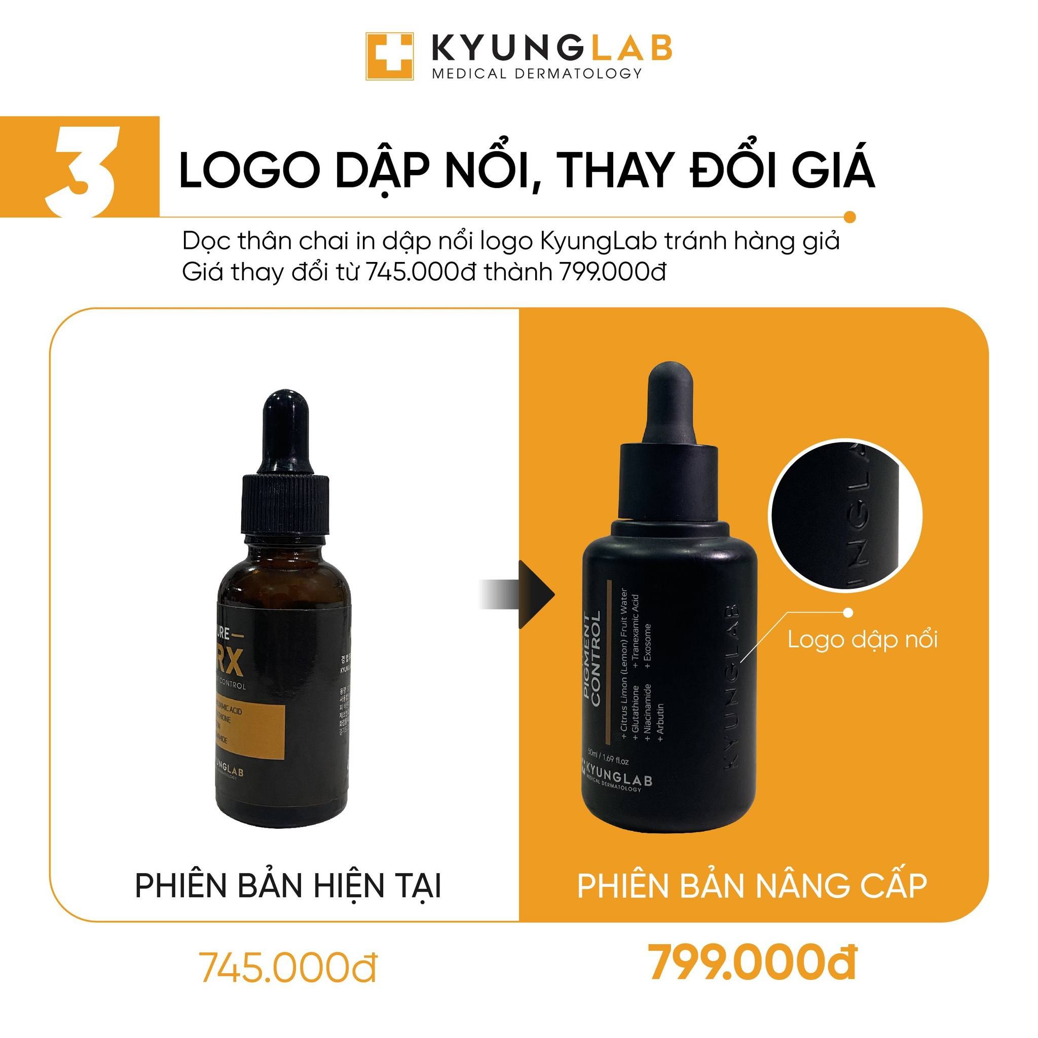 Tinh chất serum giảm nám, trắng da KYUNG LAB PURE TRX PIGMENT CONTROL  - 50ml Mẫu mới