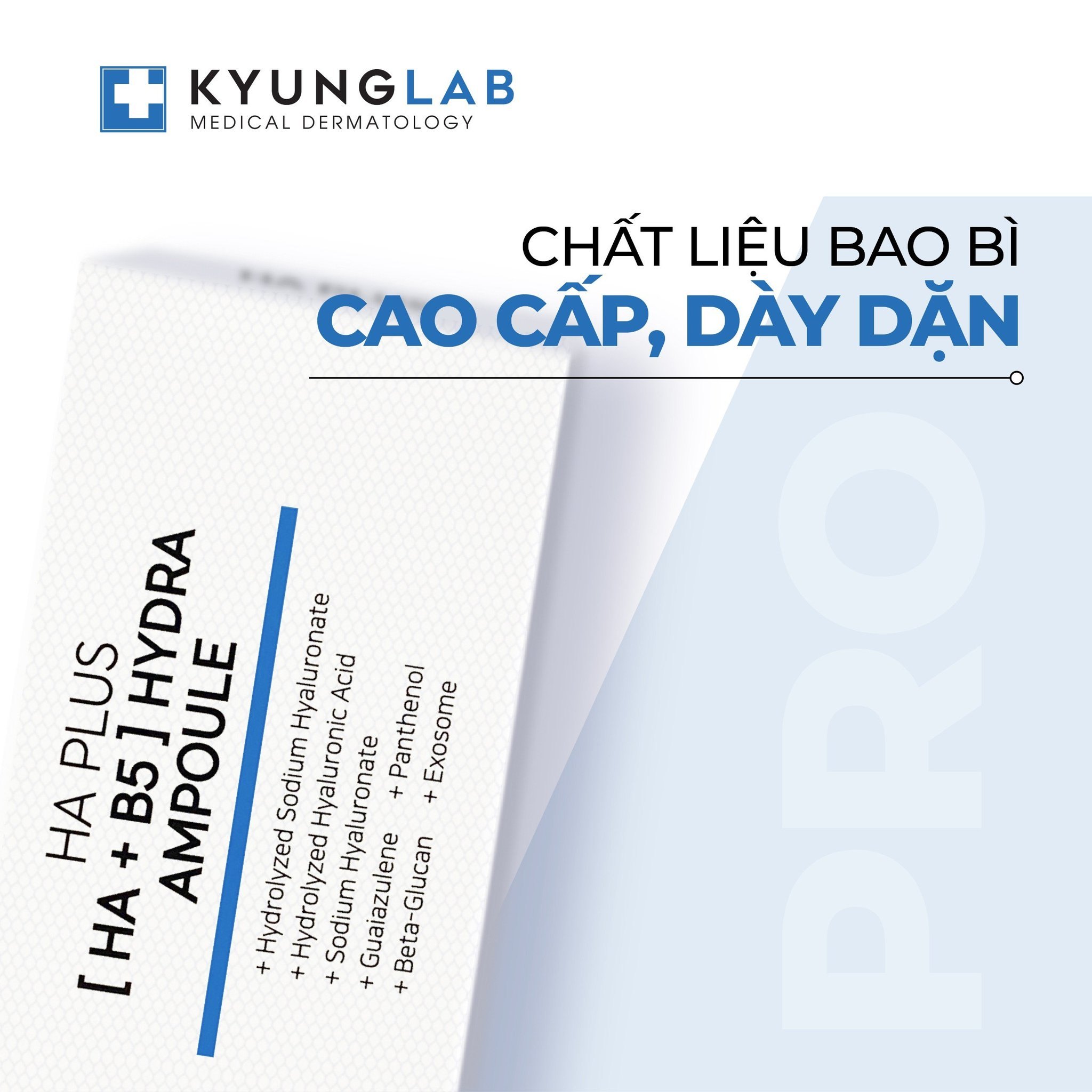 Serum Hỗ Trợ Căng Bóng Da Kyung Lab HAB5 Plus Hydra Ampoule - Mẫu mới 100ml (bản giới hạn)