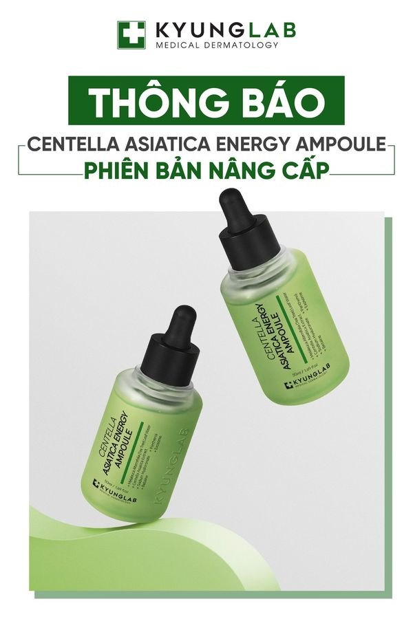 Serum trị mụn Kyung Lab Acnes Centella Asiatica Ampoule 50ml - Mẫu mới