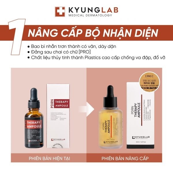 Serum trẻ hóa da Kyung Lab PDRN Therapy Ampoule 50ml - Mẫu Mới