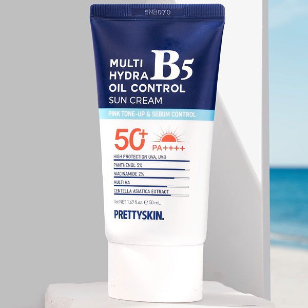 Kem chống nắng cho da dầu mụn PrettySkin Multi Hydra B5 Oil Control Sun Cream