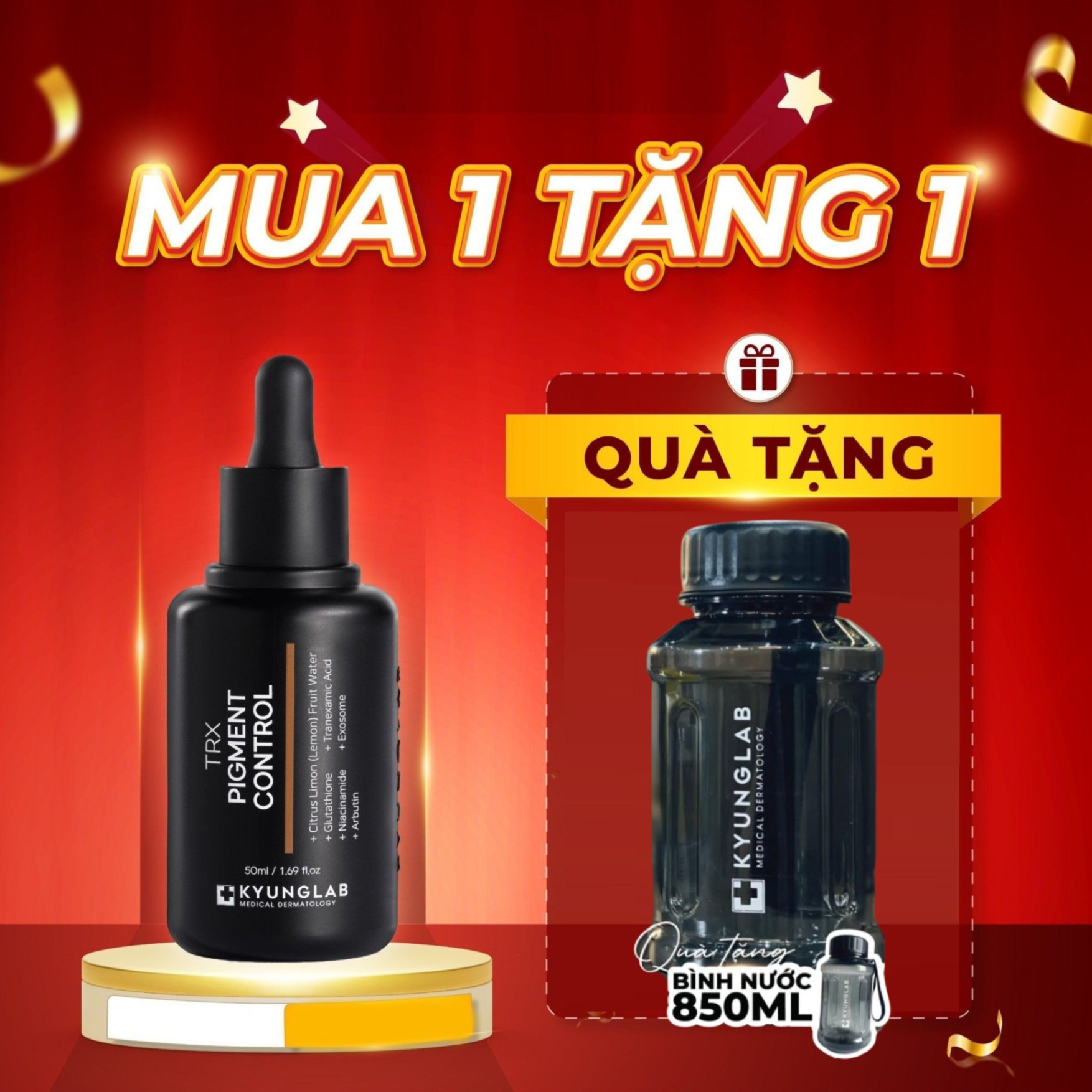 Tinh chất serum giảm nám, trắng da KYUNG LAB PURE TRX PIGMENT CONTROL  - 50ml Mẫu mới