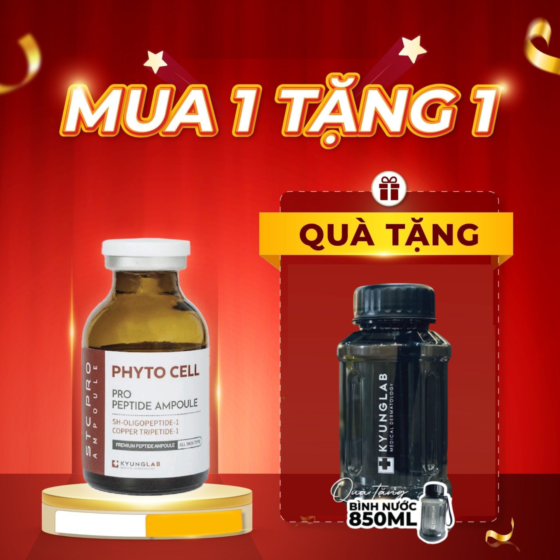 Tế Bào Gốc Kyung Lab Phyto Cell Repair Peptide Ampoule ngăn ngừa lão hóa - 20ml