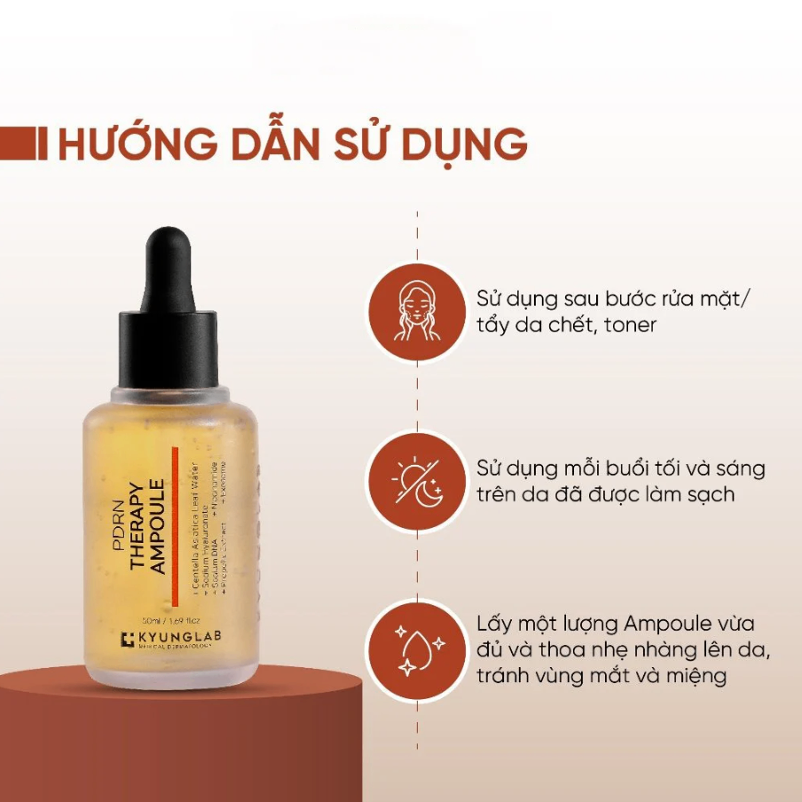 Serum trẻ hóa da Kyung Lab PDRN Therapy Ampoule 50ml - Mẫu Mới