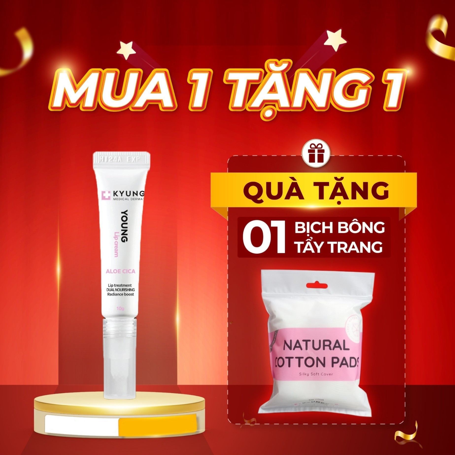 Son Dưỡng Môi Cấp Ẩm Kyung Lab Young Lip Cream Tuýp 10g