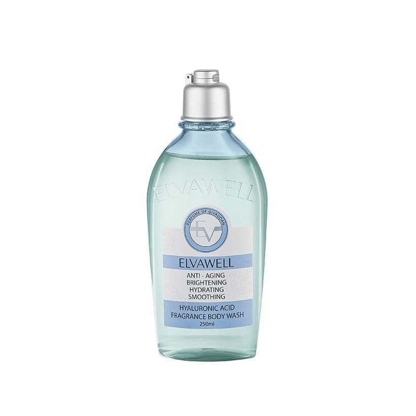 Sữa tắm nước hoa cấp ẩm Elvawell (250ml) - Sữa tắm Hyaluronic Acid Elvawell - Baby Blue