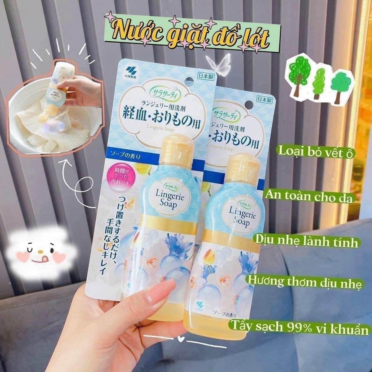 Nước giặt quần lót Nhật Lingerie Soap