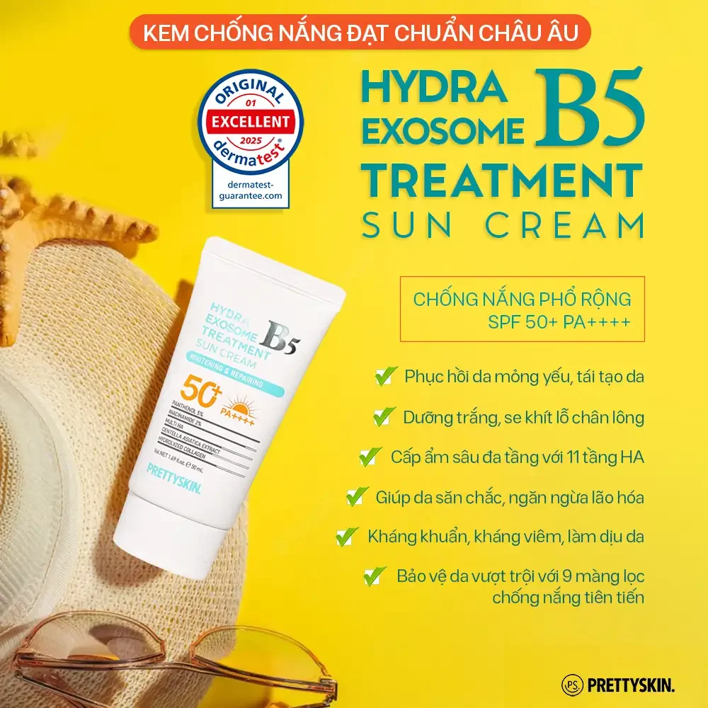 Kem Chống Nắng B5 Prettyskin Hydra B5 Sun Cream SPF 50+/PA+++