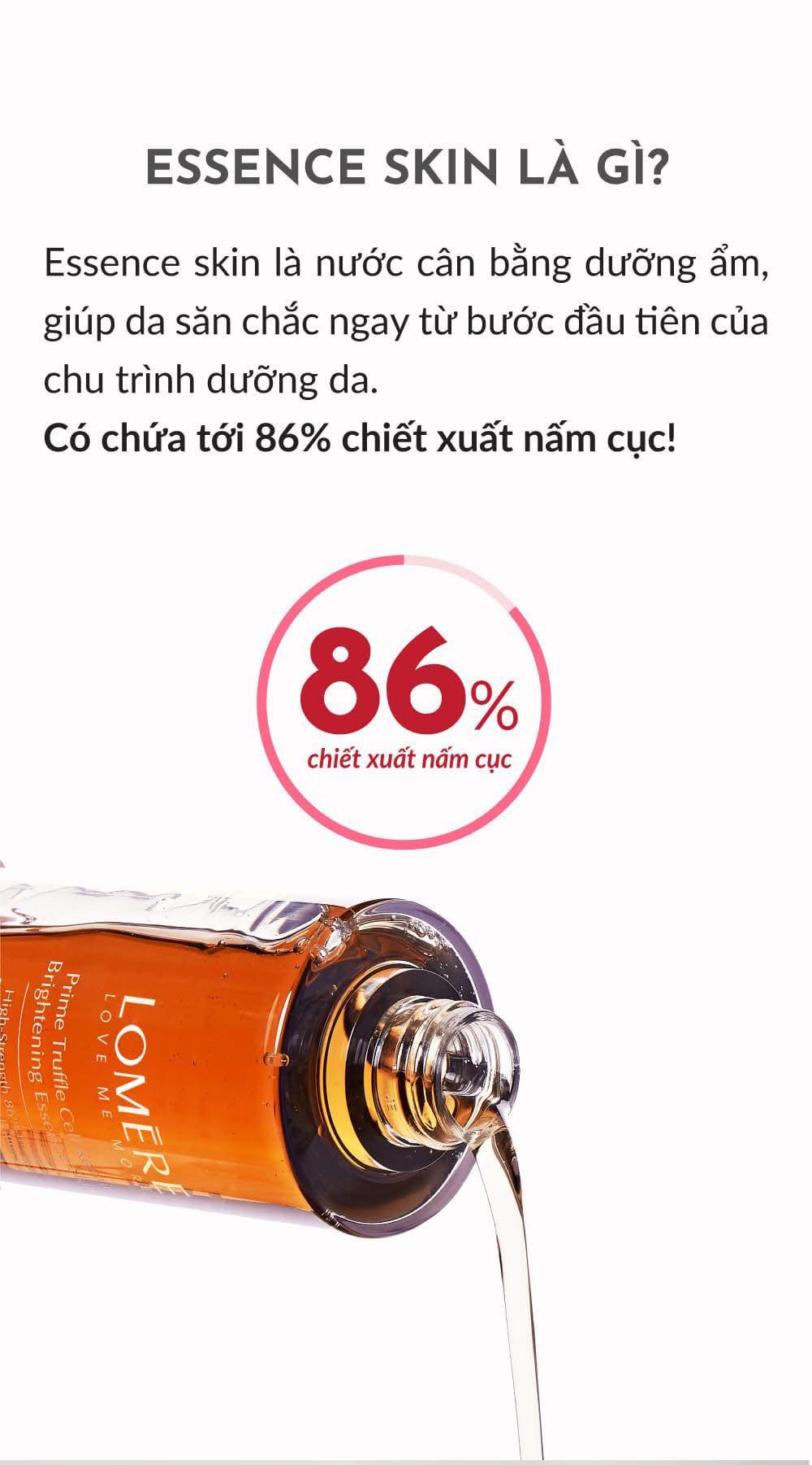 Nước Cân Bằng Trắng Da Phục Hồi Lomere