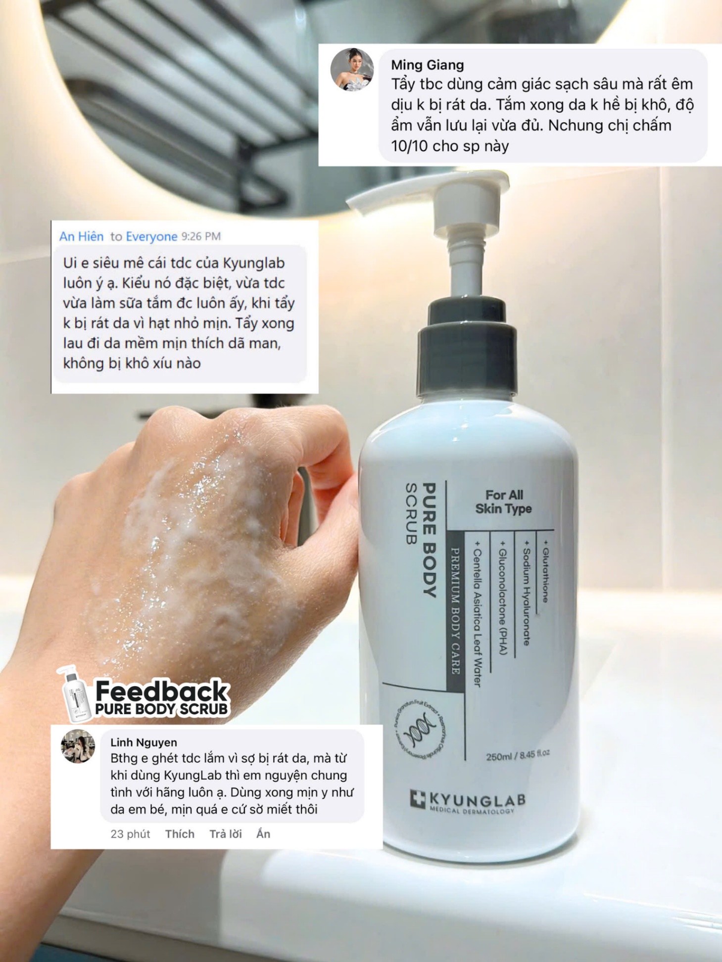 Tẩy Tế Bào Chết Body Kyunglab Pure Body Scrub