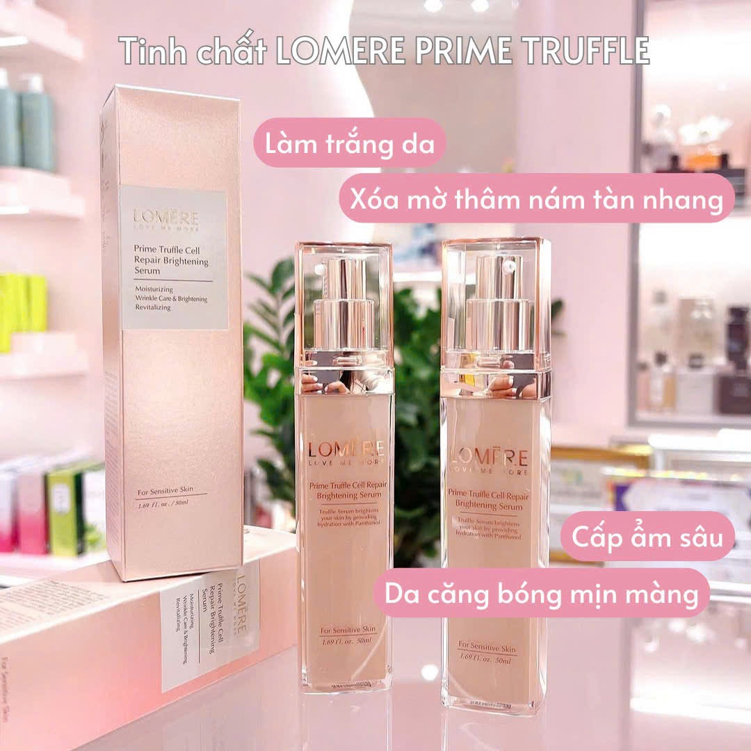 Tinh chất dưỡng trắng mờ nám, Lomere Prime Truffle Cell Repair Brightening Serum
