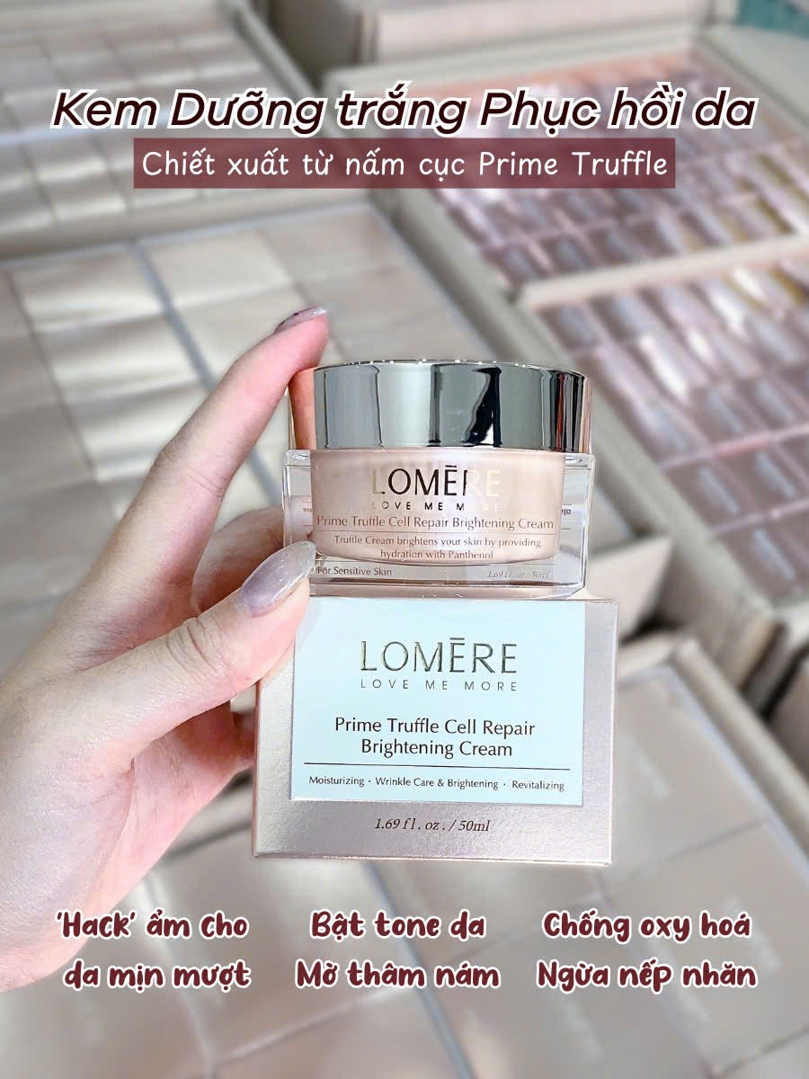 Kem Dưỡng Trắng Da Phục Hồi Lomere