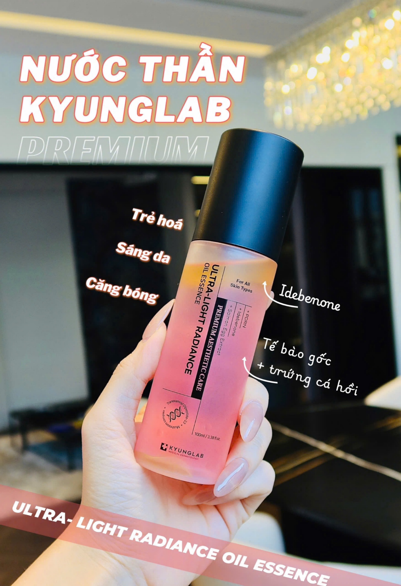 Tinh Chất Dưỡng Trắng Da Chống Lão Hoá KyungLab Ultra – Light Radiance Oil Essence