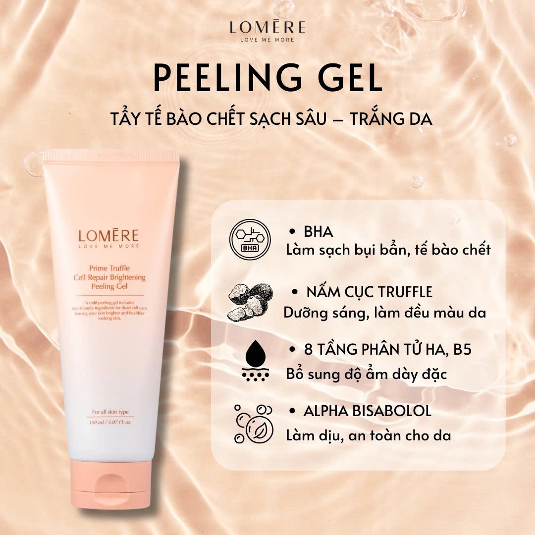 Sữa rửa mặt dưỡng trắng - phục hồi da Lomere