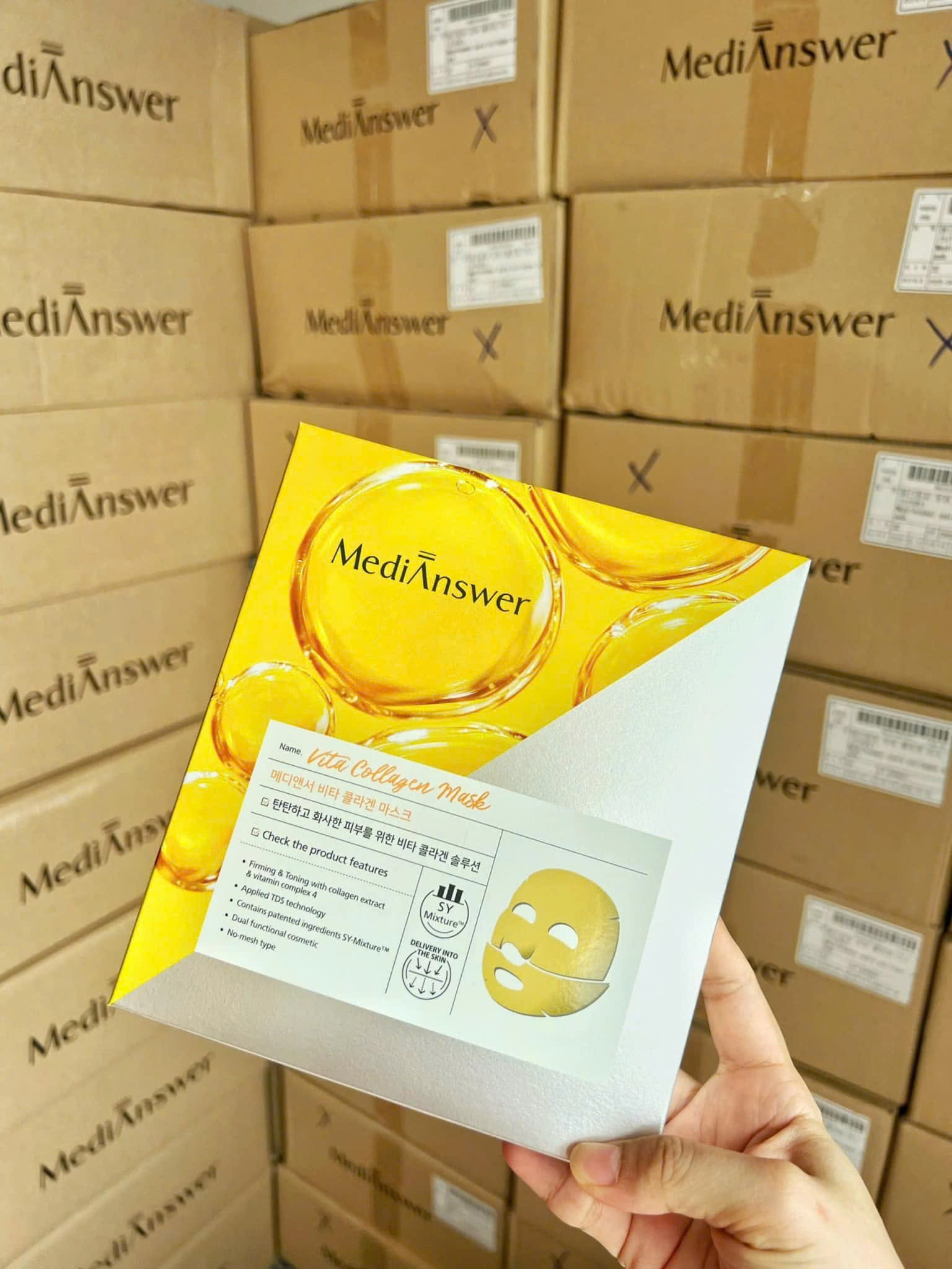 Mặt Nạ Thạch Medianswer Collagen Mask Dưỡng Da Mềm Mịn 37g - Hôp 5 miếng