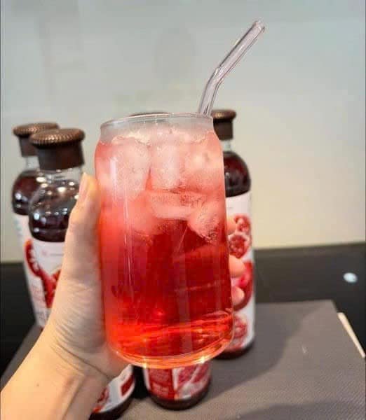 Nước Uống Giấm Hữu Cơ Lên Men Vị Lựu 500ml
