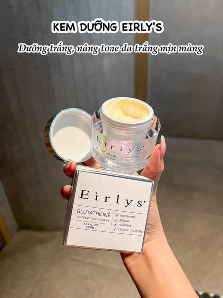 Kem Trị Nám Trắng Da Glutathione Niacinamide Eirlys  Hàn Quốc - kem ngày