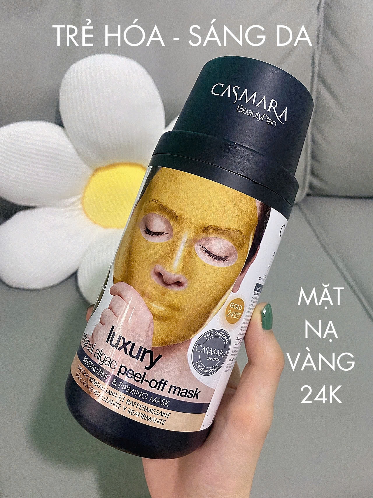 Mặt nạ vàng 24K Casmara- Luxury Mask Kit