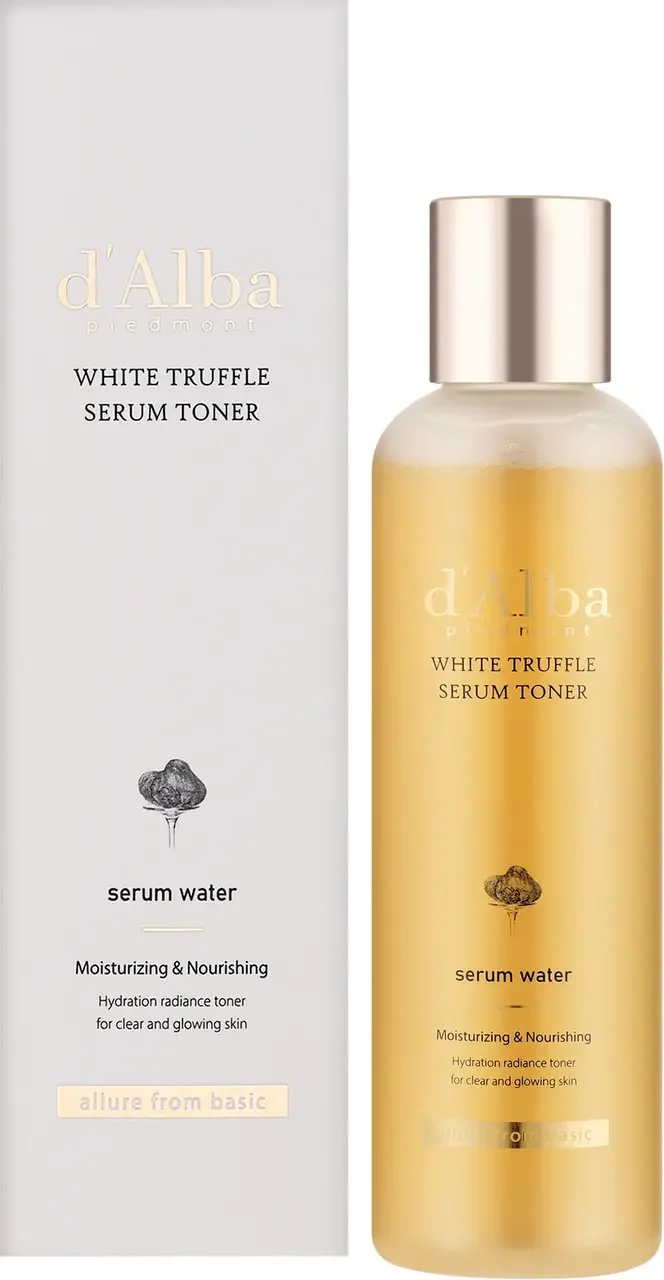 Nước Hoa Hồng Dưỡng Ẩm, Chống Lão Hóa d'Alba White Truffle Serum Toner 180ml