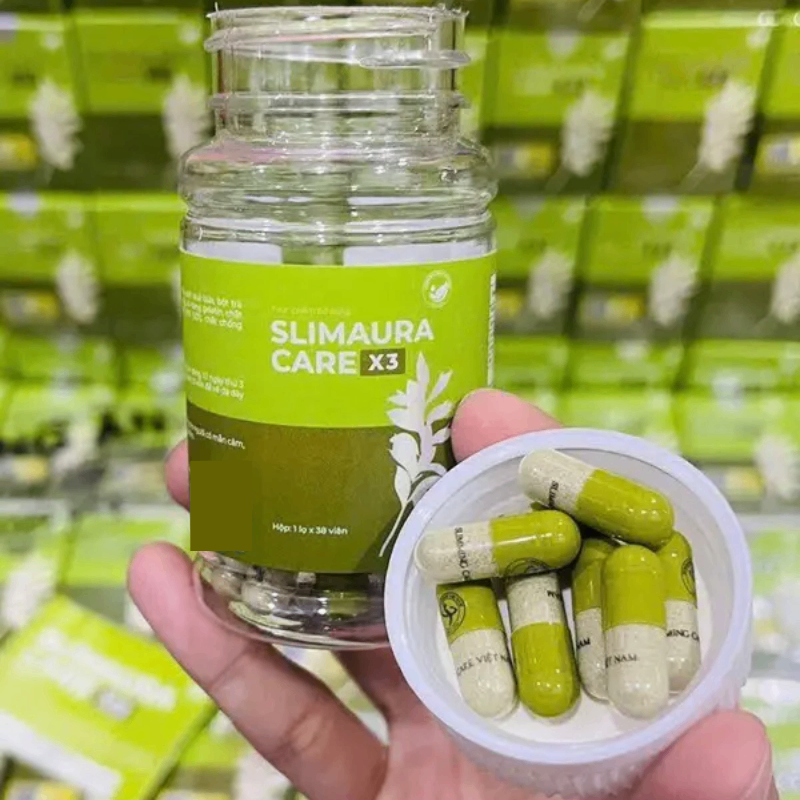 Viên Uống Thảo Mộc Slimaura Care X3 – Hỗ Trợ Kiểm Soát Cân Nặng Và Thanh Lọc Cơ Thể (38 Viên)