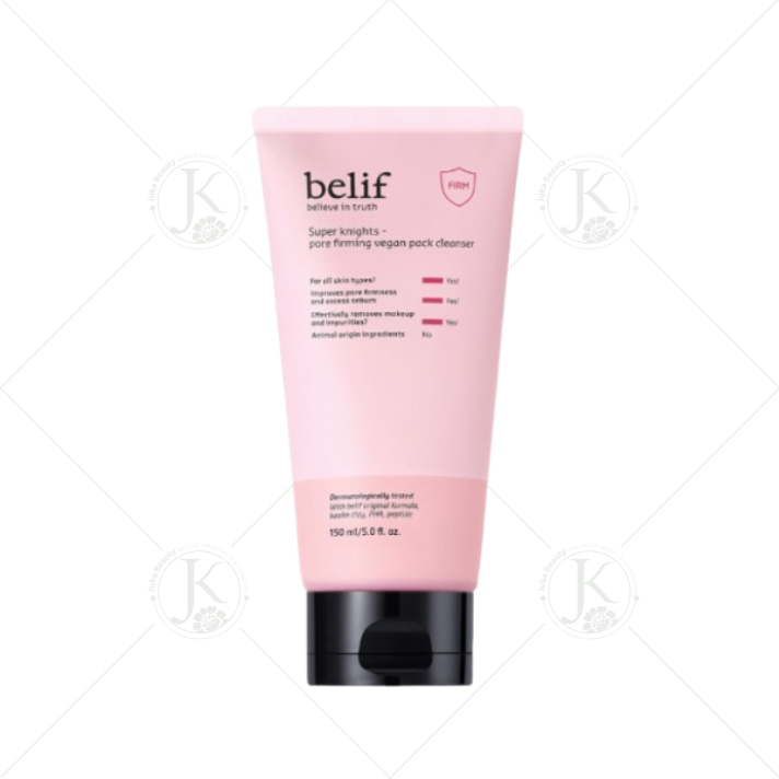 Sữa Rửa Mặt Dưỡng ẩm, Chống Lão Hóa Belif Super Knights Pore Firming Vegan Pack Cleanser 150ml