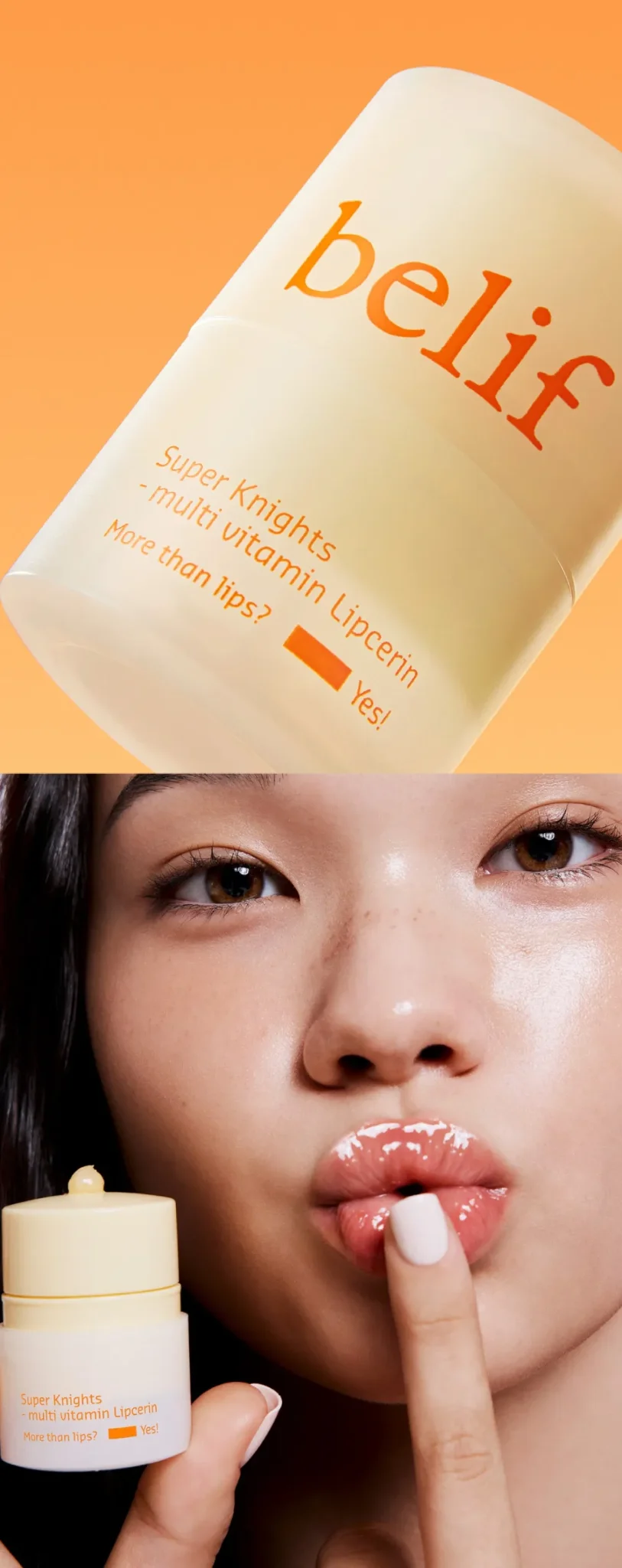 Dưỡng Môi Belif Super Knights-Multi Vitamin Lipcerin 15ml (màu cam)