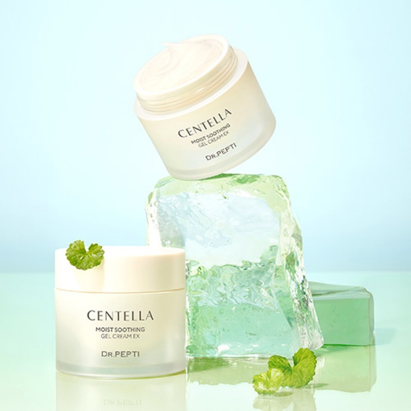 Gel Dưỡng Ẩm Dr.Pepti Centella Moist Soothing Gel Cream EX 70ml