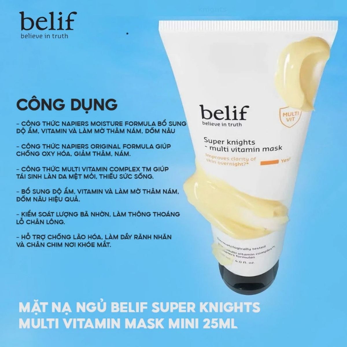 Mặt nạ ngủ Belif tuýp 25ml