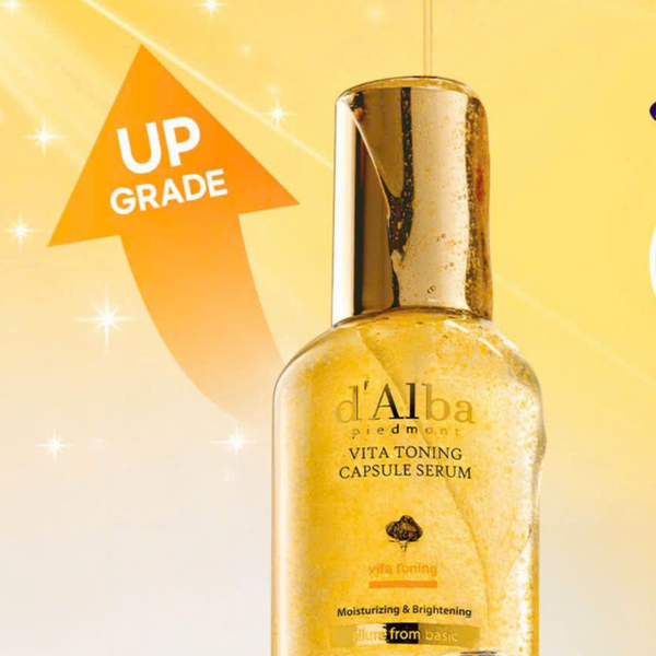 Tinh Chất Viên Nang Dưỡng Sáng Mượt Da d'Alba Vita Toning Capsule Serum 100ml