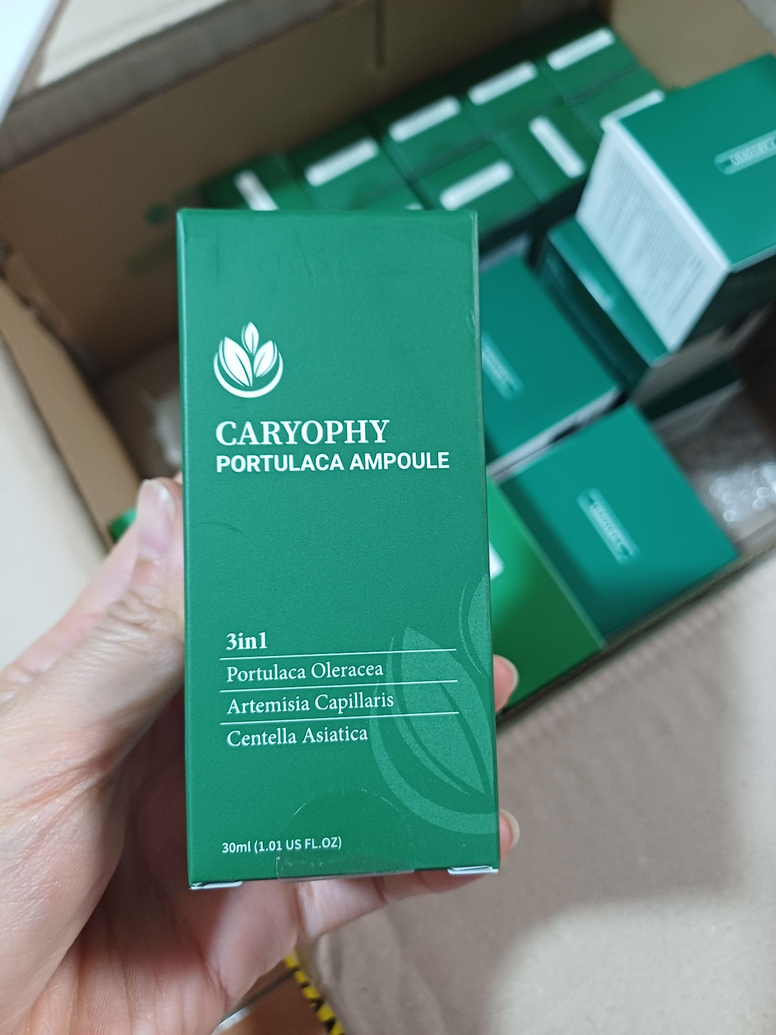 Serum Caryophy Portulaca Ampoule – Tinh Chất Giảm Mụn, Mờ Thâm Hiệu Quả Từ Hàn Quốc 30ml