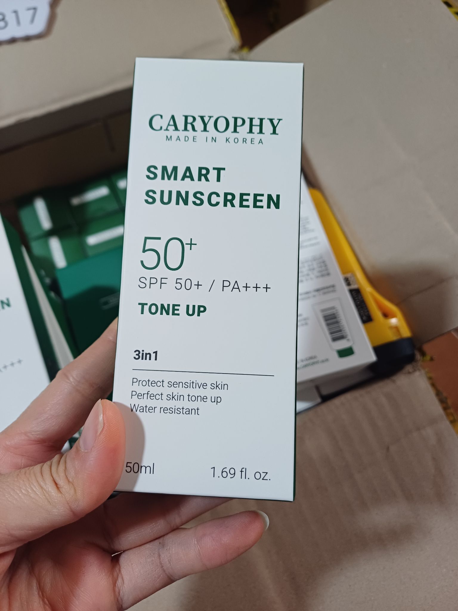 Kem Chống Nắng Caryophy Nâng Tone, Ngừa Mụn 50ml